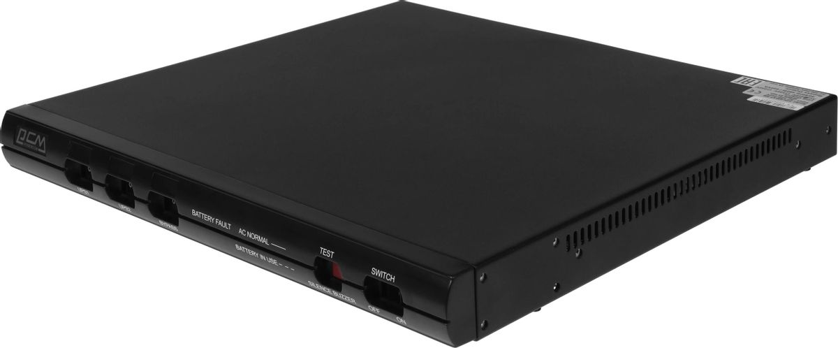 ИБП POWERCOM King Pro RM KIN-600AP RM,  600ВA [kin-600ap rm (1u)]